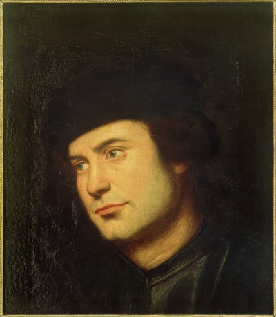 Mann mit schwarzer Mütze von Bernardino Licinio